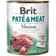 Brit Paté & Meat Cons. Szarvas 800 g