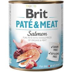 Brit Paté & Meat Cons. Lazac 800 g