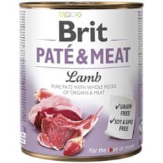 Brit Paté & Meat Cons. Bárány 800 g