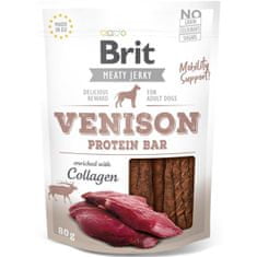 Brit Dog Jerky Venison fehérje szelet 80g