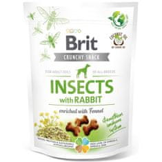 Brit Care Dog Crunchy Cracker Ropogós rovarok nyúllal, édesköménnyel dúsítva 200 g