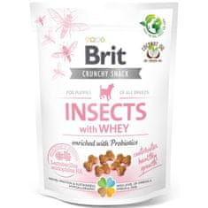 Brit Care Dog Crunchy Cracker Kiskutya rovarok tejsavóval, probiotikumokkal dúsítva 200 g