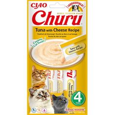 Inaba Churu macska snack tonhal és sajt 4x 14g