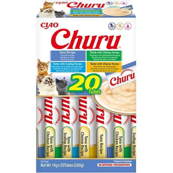 churu Inaba macska snack tonhal multipack 20x 14g