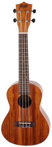 hagyományos akusztikus koncert ukulele Flight NUC200 Natural védőtok indonéz teakfa rétegelt test matt felületkezelés 18 bund hangzás egzotikus fából készült gazdag felszereltség széles fogólap ukulele kezdőknek