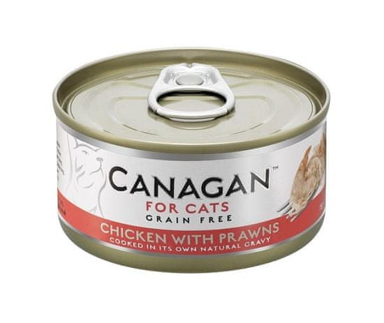 Canagan Cat cons. - Csirke és garnélarák 75 g