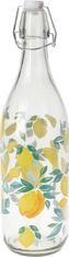 Excellent Houseware Karos kupakos palack 1000ml nyomtatott üveg - különböző változatok vagy színek keveréke