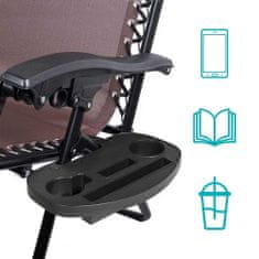 Timeless Tools Zéró gravitáció szék napellenzővel és pohártartóval 2 db, több színben-barna