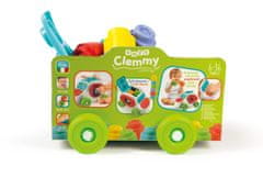 Clementoni Soft Clemmy behelyezhető érzékelő autó kockákkal