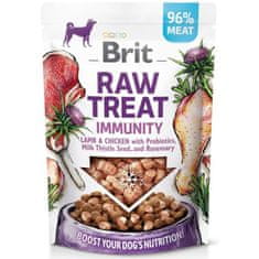 Brit Raw Treat Dog Immunity fagyasztva szárított jutalomfalat és feltét Bárány&Csirke 40 g