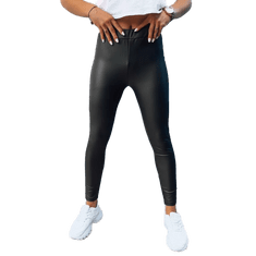 Dstreet Női viaszos leggings FLEX fekete uy1567 XL