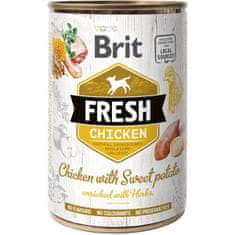 Brit Fresh hátrányai. Csirke édesburgonyával 400 g
