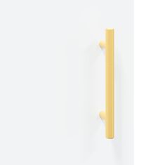 Greatstore 2 db fehér szerelt fa falra szerelhető szekrény