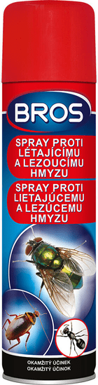 BROS Spray repülő és csúszó-mászó rovarok ellen 400ml