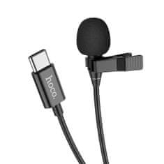 Hoco L14 Lavalier mikrofon USB-C, fekete