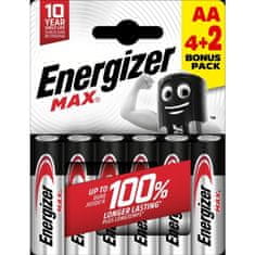 Energizer  Max ceruza / AA elem 6 darab