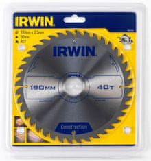 Irwin Fűrészlap SK 190x2,5x30/20/16 z40 IRWIN