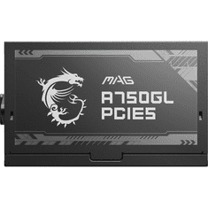 MSI MAG A750GL PCIE5 tápegység 750 W 20+4 pin ATX ATX Fekete (MAG A750GL PCIE5)