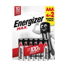 Energizer Max mikró / AAA elem 6 darab