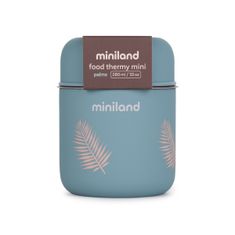 Miniland Baby Thermos élelmiszerekhez Terra, 280ml, kék/pálmafák