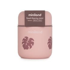 Miniland Baby Thermos ételhez Terra, 280ml, rózsaszín/leveles