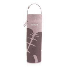 Miniland Baby Thermal pakolás termoszhoz vagy Terra palackhoz, 500ml, rózsaszín/leveles