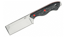 CRKT CR-4037 Razel ezüst használati kés 7,6 cm, fekete-piros, Micarta, hőre lágyuló hüvely