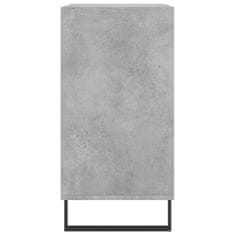 Vidaxl betonszürke szerelt fa tálalószekrény 57 x 35 x 70 cm 827144