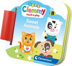 Clementoni Soft Clemmy játékkészlet könyvvel Kedves állatok