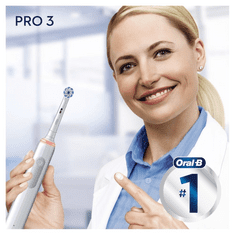 BRAUN Oral-B PRO 3 3500 elektromos fogkefe + úti tok (10PO010309) (10PO010309)