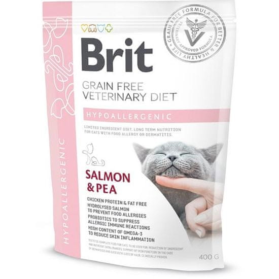 Brit Veterinary Diets Cat Hypoallergén 400 g