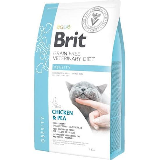 Brit Veterinary Diets Cat Obesity 2 kg