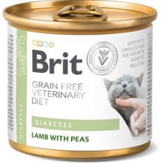 Brit Veterinary Diets Cat Cons. Diabetes 200 g