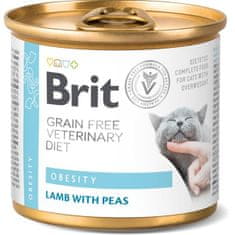 Brit Veterinary Diets Cat Cons. Elhízás 200 g