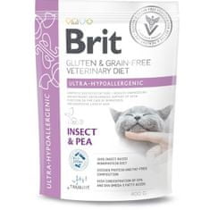 Brit Veterinary Diets Cat Ultra-hypoallergén rovar 400 g