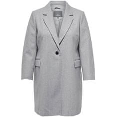 Only Carmakoma Női kabát CARNANCY 15295413 Light Grey Melange (Méret XL)