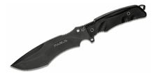 Fox Knives FOX Kések FX-9CM06 Parus Fekete kültéri kés 17,5 cm, fekete, Forprene, nylon hüvely
