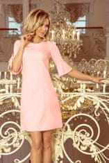 Numoco Női virágos ruha Neva pasztell rózsaszín XL