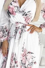Numoco Női virágos ruha Bianca fehér-rózsaszín Universal