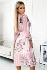 Numoco Női virágos ruha Carla pasztell rózsaszín Universal