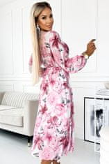 Numoco Női virágos ruha Lynelat világos rózsaszín Universal