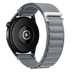 BStrap Nylon Loop szíj Huawei Watch GT3 46mm, gray
