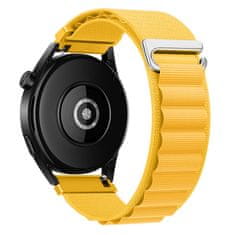 BStrap Nylon Loop szíj Huawei Watch GT/GT2 46mm, yellow