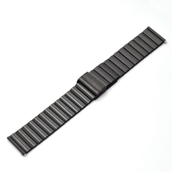BStrap Steel szíj Samsung Galaxy Watch 3 45mm, black