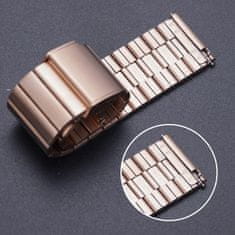 BStrap Steel szíj Samsung Galaxy Watch 3 41mm, rose gold