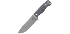 Fox Knives FX-103 MB túlélő kés 12 cm, szürke, Micarta, bőr tok