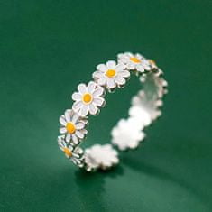 Simple Daisy Gyűrű-Ezüst