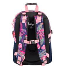 BAAGL 3 SET Flamingo: hátizsák, tolltartó, táska ver. 2