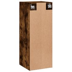 Greatstore füstös tölgyszínű szerelt fa fali szekrény 34,5 x 34 x 90 cm