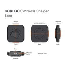 Rokform RokLock Wireless Twist Lock töltő, vezeték nélküli töltő